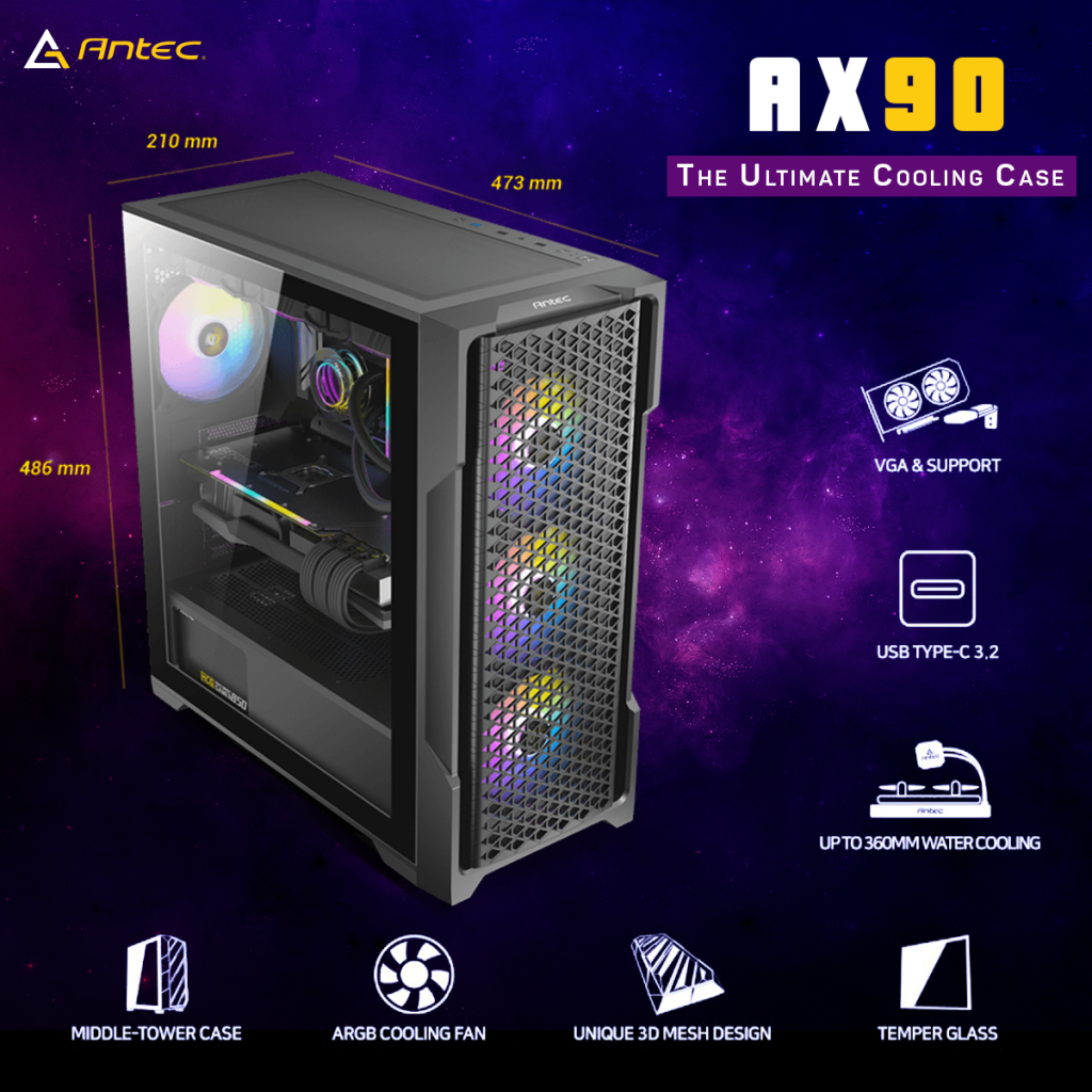 Caja de PC para juegos Antec AX90
