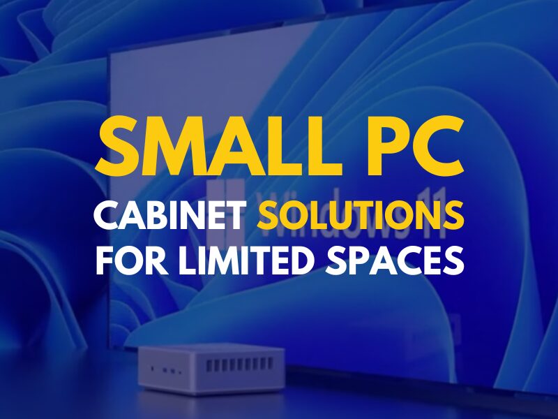Small PC Cabinet Solutions for Limited Spaces
