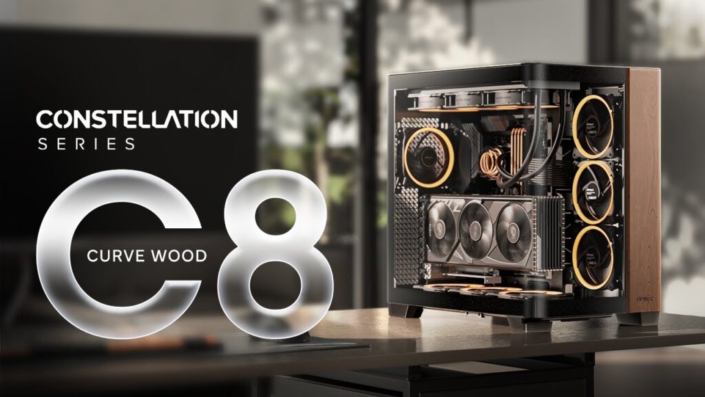 C8 Curve Wood PC Case: The Perfect Blend of Modern Design & Superior Cooling