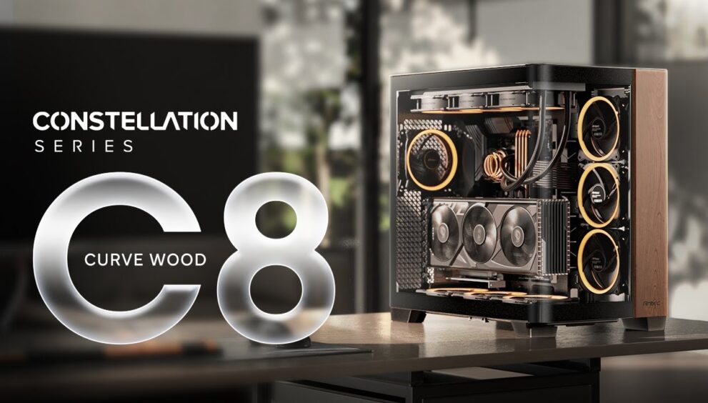 C8 Curve Wood PC Case: The Perfect Blend of Modern Design & Superior Cooling